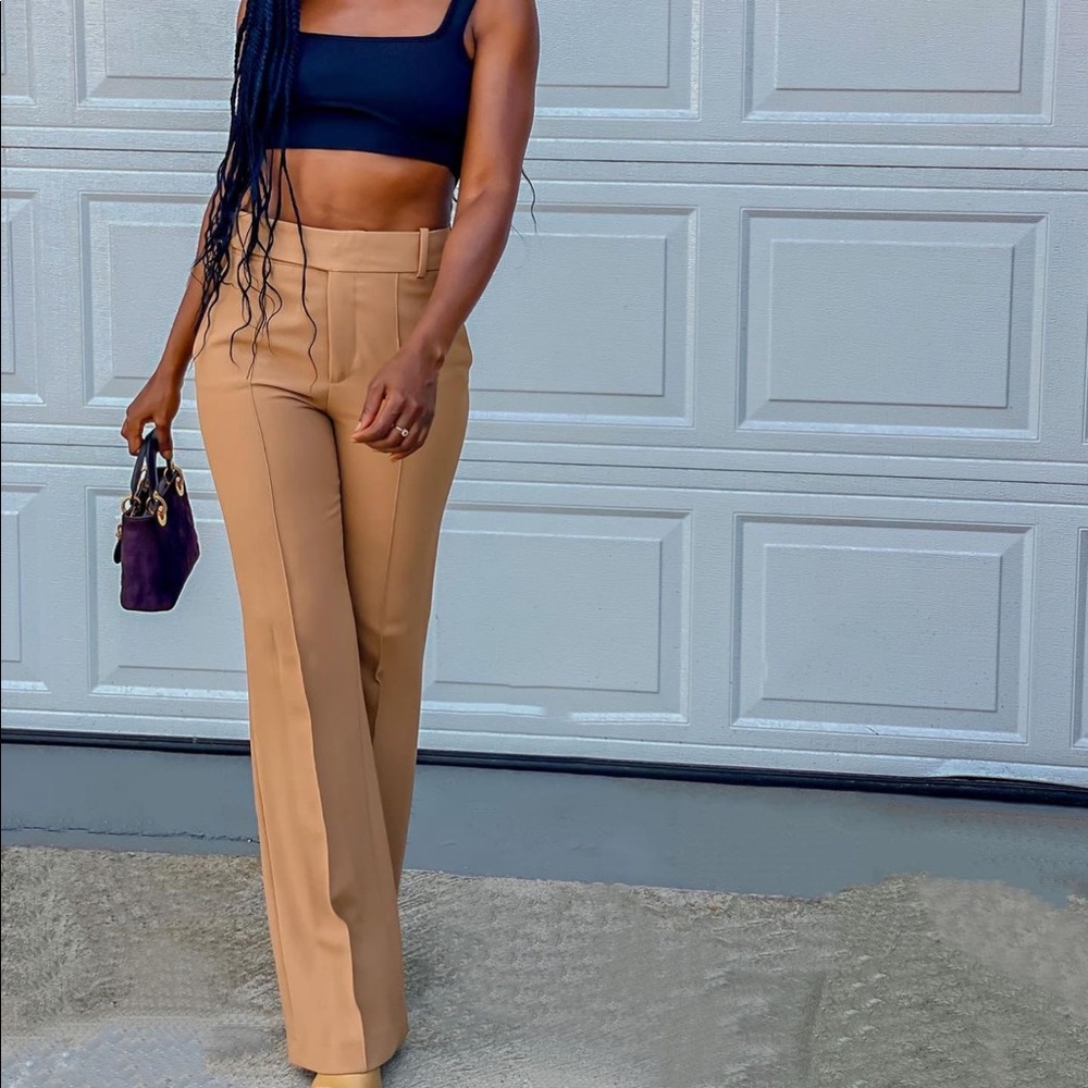 Last🔥Zara flare pants bloggers favorite - Picture 3 of 16